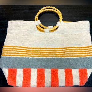 Beautiful Paper source exclusive beach bag.